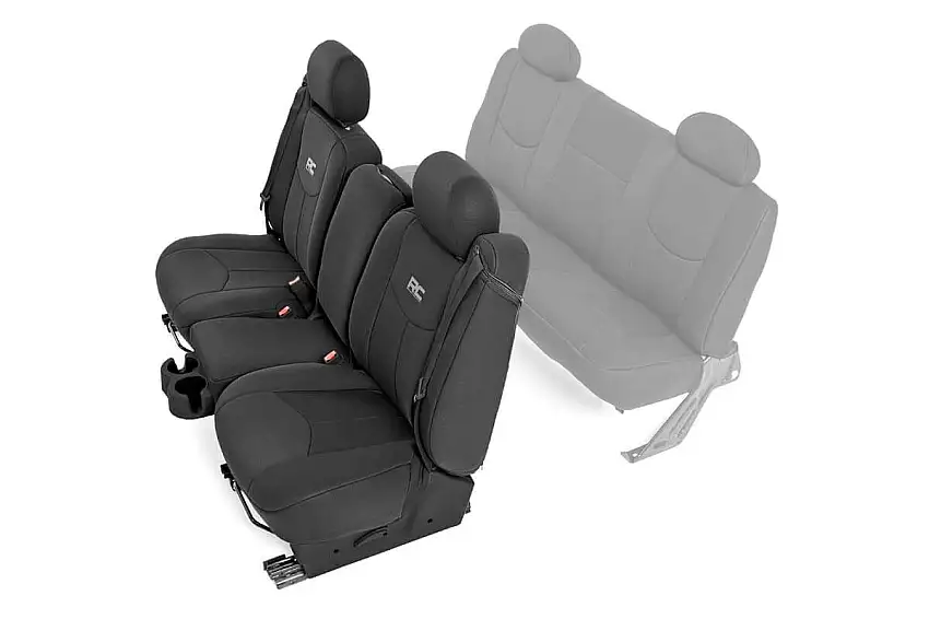 Rough Country Seat Covers - Front 40 40 20 - Chevy GMC 1500 (99-06 & Classic)