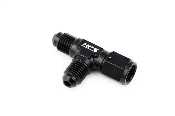 HPS Performance Aluminum AN -3 Tee Adapter with Female on Run (AN9261-3)