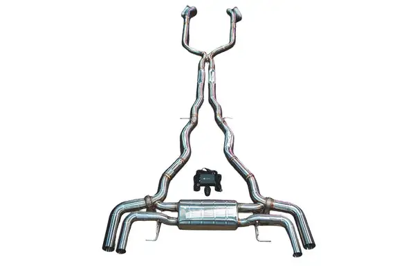 Valvetronic Designs 2018-2024 BMW G16, M850i 4.4L Catback T304 Stainless Steel Brushed Reuse OEM Tips (BMW.G16.M850i.VSES.BR)