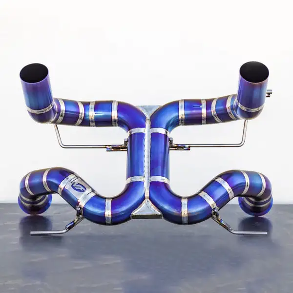 VF Engineering Titanium Catback Exhaust System - 2019-2022 Lamborghini (SVJ/Ultmae) - Non Valved (VFE.LAM.SVJ.TIN)