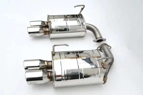 Invidia 22+ Subaru WRX Q300 3.5in. Rolled Dual Wall S.S Tip Axle-back Exhaust (HS22SW4AQ4RSL)