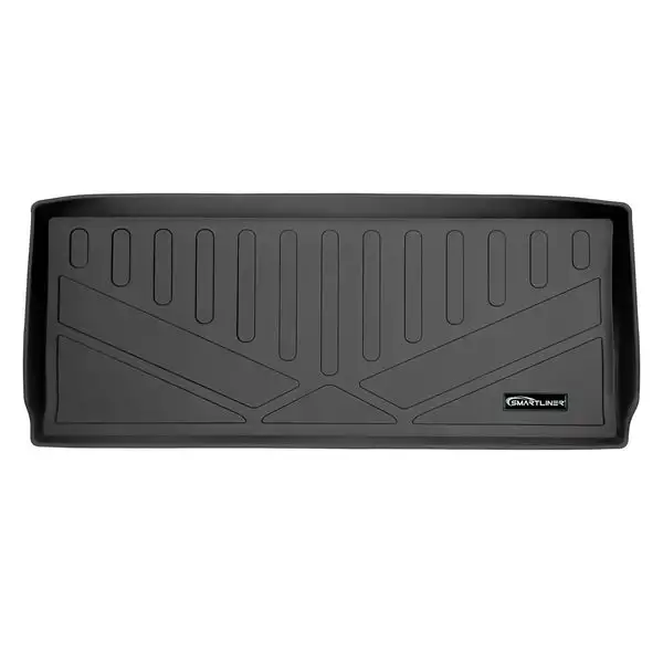 SMARTLINER All Weather Custom Cargo Trunk Liner Floor Mat Behind 3rd Row Black Compatible With 2019-2025 BMW X7 (SE0489)