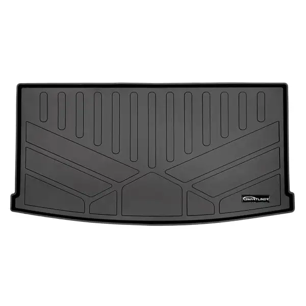 SMARTLINER All Weather Custom Fit Cargo Trunk Liner Floor Mat Behind 3rd Row Black Compatible With 2018-2022 Volkswagen Atlas (SE0300)