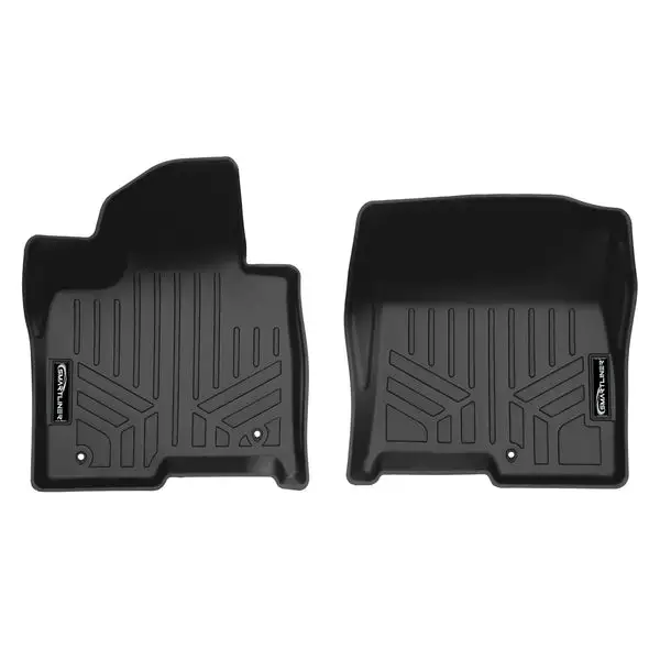 SMARTLINER All Weather Custom Fit 1st Row Black Floor Mat Liner Set Compatible With 2021-2023 Kia Sorento Hybrid (SA0608)