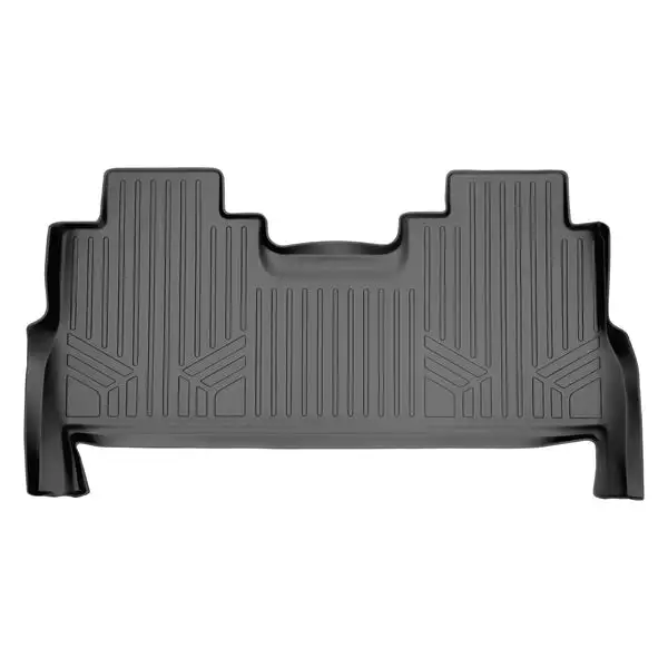SMARTLINER Floor Mats 2nd Row Liner Grey Compatible With 2017-2021 Ford F-250 / F-350 Super Duty Crew Cab with 1st Row Bucket Seats (SB2246)