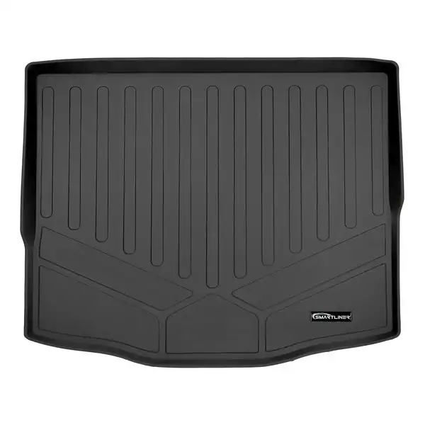 SMARTLINER All Weather Custom Cargo Trunk Liner Floor Mat Behind 2nd Row Black Compatible With 2020-2021 Ford Escape (SD0477)