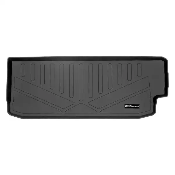 SMARTLINER All Weather Custom Fit Cargo Trunk Liner Floor Mat Behind 3rd Row Black Compatible With 2019-2023 Subaru Ascent with Subwoofer (SE0377)