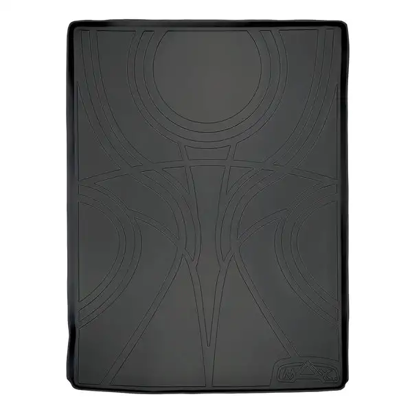 SMARTLINER All Weather Cargo Trunk Liner Floor Mat Behind 2nd Row Black Compatible With 2015-2020 Suburban / Yukon XL / Escalade ESV (SD0159)