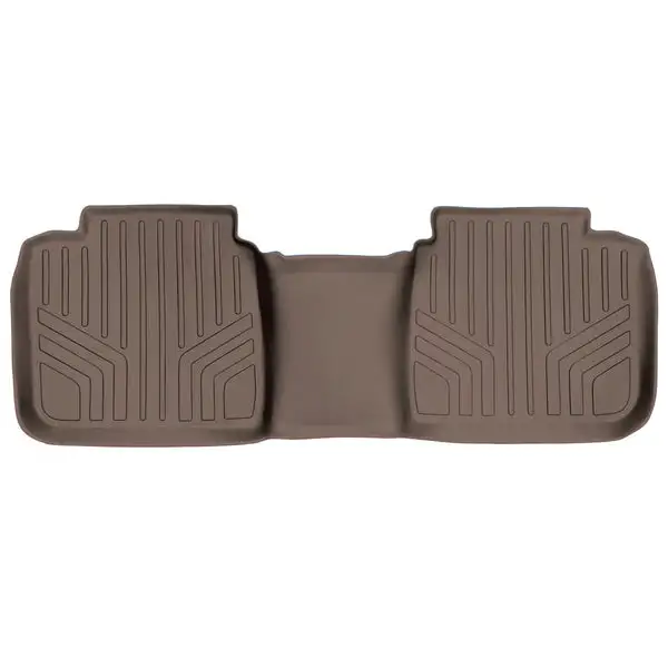 SMARTLINER Custom Fit Floor Mats 2nd Row Liner Tan Compatible With 2012-2017 Toyota Camry (SB1102)