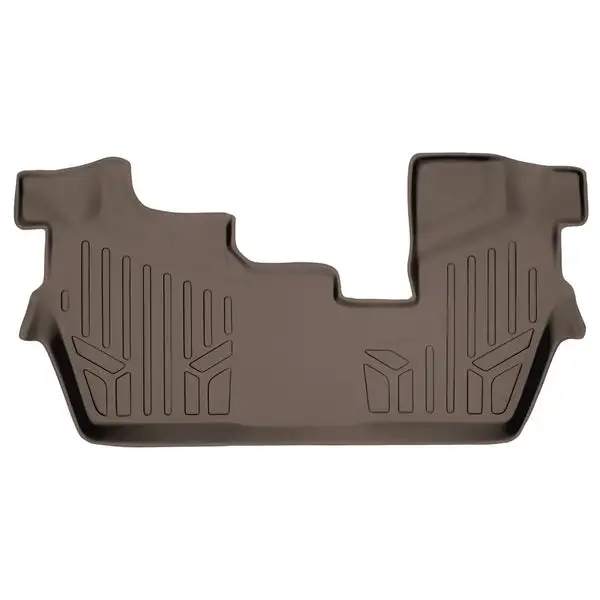 SMARTLINER Custom Fit Floor Mats 3rd Row Liner Tan Compatible With 2016-2022 Honda Pilot 8 Passenger Model (SC1200)
