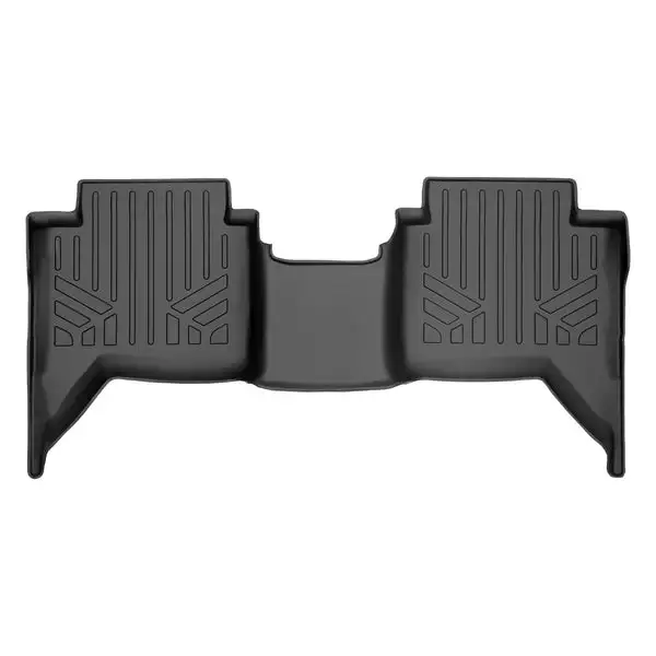 SMARTLINER Custom Fit Floor Mats 2nd Row Liner Black Compatible With 2019-2021 Ford Ranger SuperCrew Cab (SB0410)