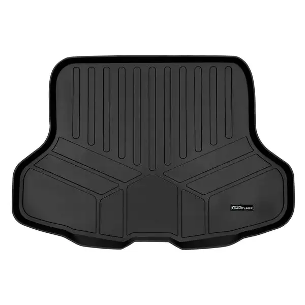 SMARTLINER All Weather Custom Fit Black Cargo Liner Behind the 2nd Row Compatible With 2020-2023 Nissan Sentra (SD0605)