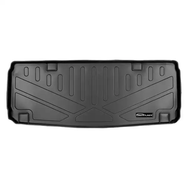 SMARTLINER All Weather Custom Cargo Trunk Liner Floor Mat Behind 3rd Row Black Compatible With 2013-2019 Mercedes Benz GL / GLS Series (SE0205)