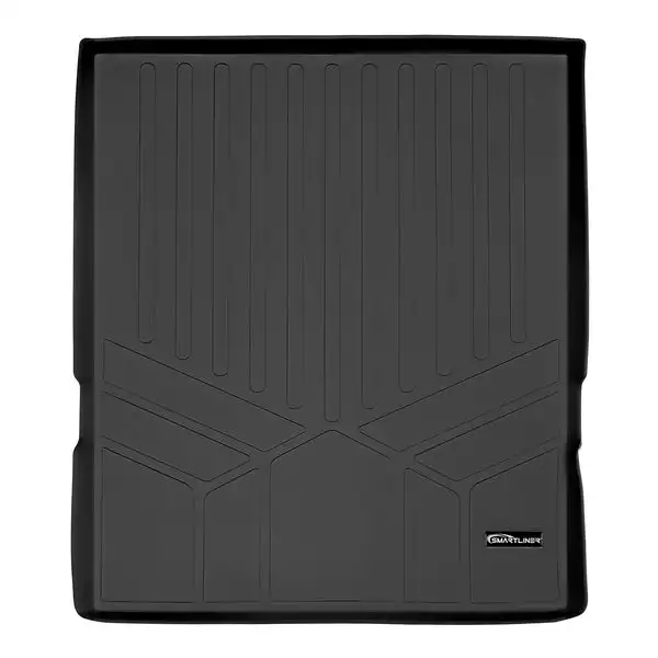 SMARTLINER All Weather Cargo Trunk Liner Floor Mat Behind 2nd Row Black Compatible With 2009-2019 Ford Flex / 2010-2019 Lincoln MKT (SD0366)