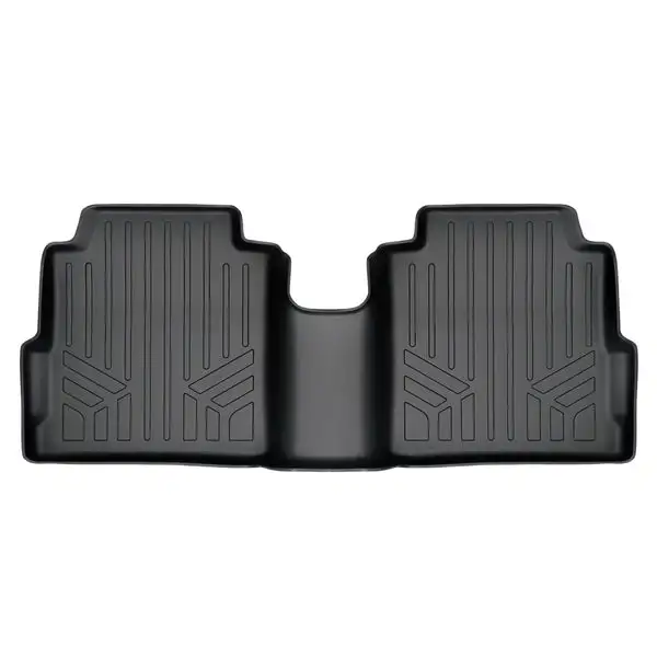 SMARTLINER Custom Fit Floor Mats 2nd Row Liner Black Compatible With 2018-2023 Nissan Kicks (SB0376)