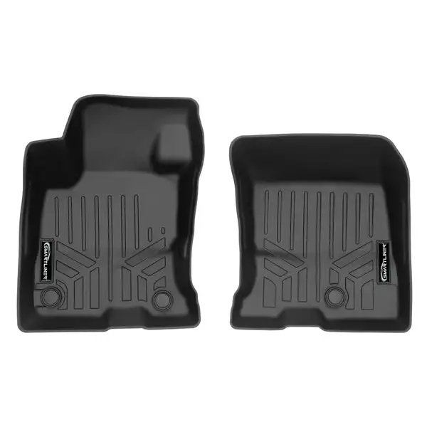 SMARTLINER All Weather Custom Fit Floor Mats 1st Row Liner Set Black Compatible With 2020-2021 Ford Escape Hybrid Models Only (SA0505)
