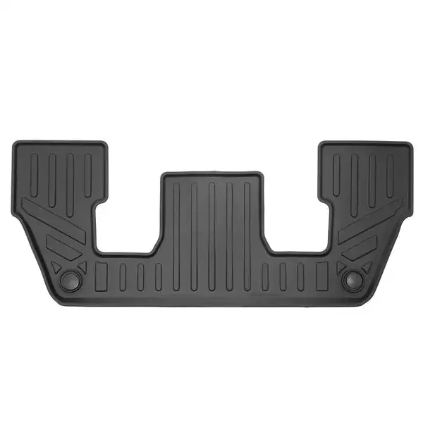 SMARTLINER All Weather Custom Fit Black 2nd Row Floor Mat Liner Set Compatible With 2021-2023 Jeep Grand Cherokee L (SC0644)