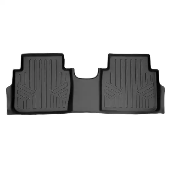 SMARTLINER Custom Fit Floor Mats 2nd Row Liner Black Compatible With 2017-2022 Honda CR-V (SB0250)