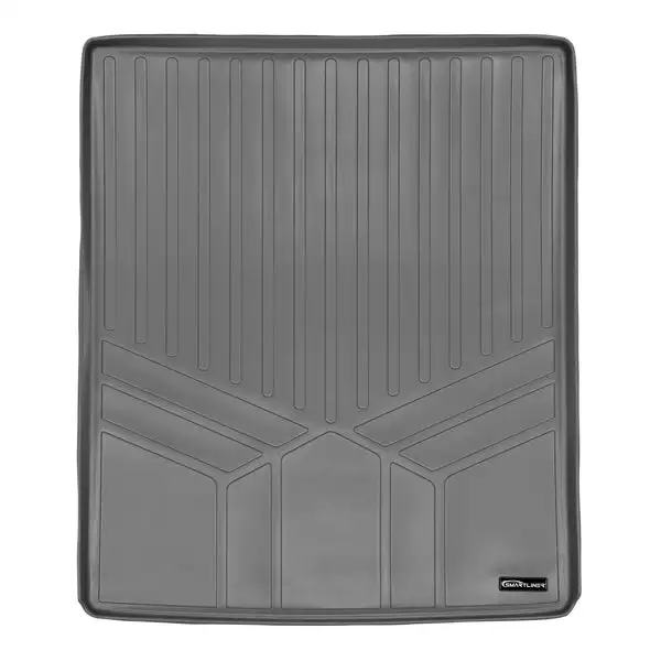 SMARTLINER All Weather Cargo Trunk Liner Floor Mat Behind 2nd Row Seat Grey Compatible With 2008-2020 Grand Caravan / Town & Country (SD2181)