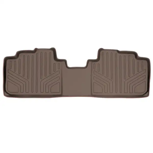 SMARTLINER Custom Fit Floor Mats 2nd Row Liner Tan Compatible With 2010-2016 Cadillac SRX (SB1087)