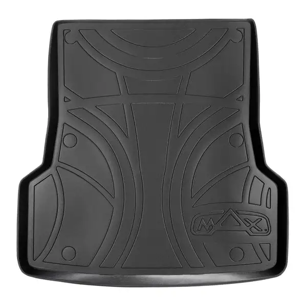 SMARTLINER All Weather Custom Fit Cargo Trunk Liner Floor Mat Black Compatible With 2006-2011 BMW 3 Series Sedan Only (SD0078)
