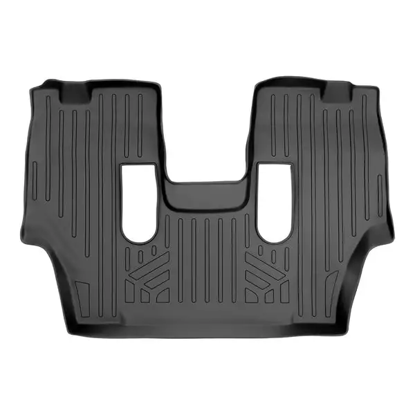 SMARTLINER Custom Fit Floor Mats 3rd Row Liner Black Compatible With 2011-2021 Dodge Durango with 2nd Row Bucket Seats (SC0233)