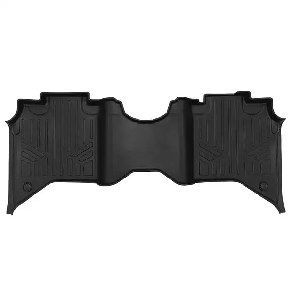 SMARTLINER Fit Floor Mats 2nd Row Liner Black Compatible With 2019-2022 Ram 2500/3500 Crew Cab with 1st Row Bench Seat (SB0450)