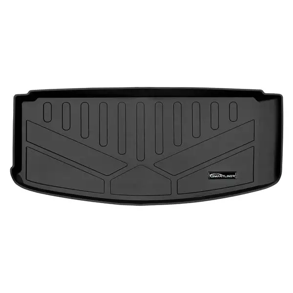 SMARTLINER All Weather Custom Fit Cargo Trunk Liner Floor Mat Behind 3rd Row Black Compatible With 2011-2021 Dodge Durango (SE0113)