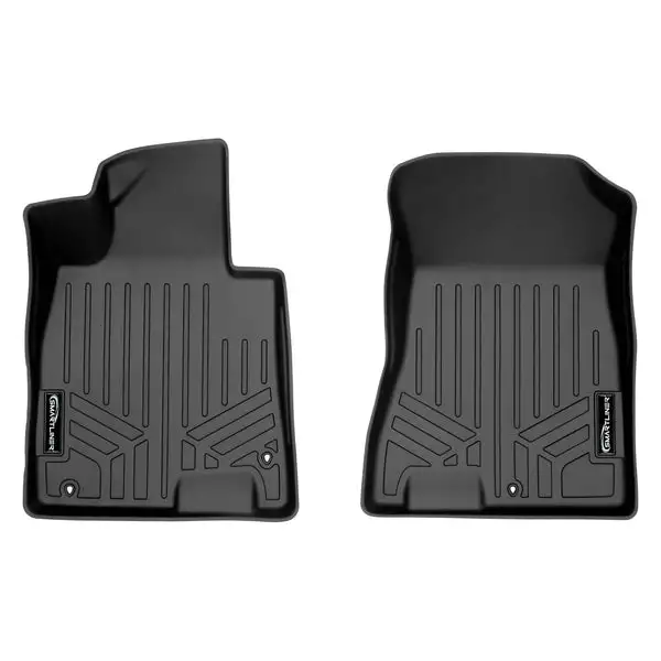 SMARTLINER All Weather Custom Fit Floor Mats 1st Row Liner Set Black Compatible With 2020-2023 Hyundai Sonata/ 2021-2023 Kia K5 (SA0491)