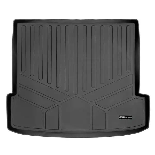SMARTLINER All Weather Custom Fit Cargo Liner Trunk Floor Mat Black Compatible With 2020-2024 BMW X6 Cargo Fits Without Spare Tire (SD0497)