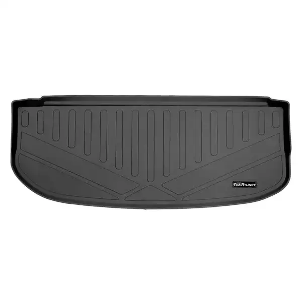 SMARTLINER All Weather Custom Cargo Trunk Liner Floor Mat Behind 3rd Row Black Compatible With 2020-2025 Hyundai Palisade (SE0472)