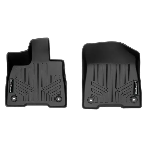 SMARTLINER All Weather Custom Fit Floor Mats 1st Row Liner Set Black Compatible With 2021-2023 Toyota Sienna (SA0552)