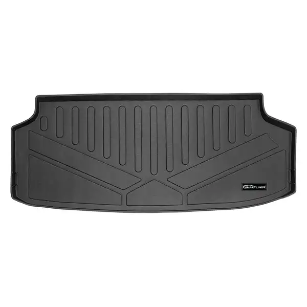 SMARTLINER All Weather Custom Fit Black Cargo Liner Behind the 3rd Row Compatible With 2024 Kia EV9 (SE0737)