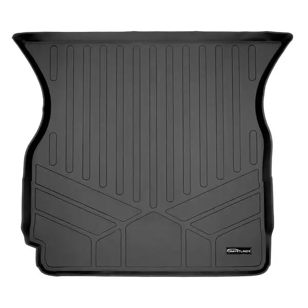 SMARTLINER All Weather Custom Cargo Liner Trunk Floor Mat Black Compatible With 2016-2021 Tesla Model X 5 Passenger (SD0474)