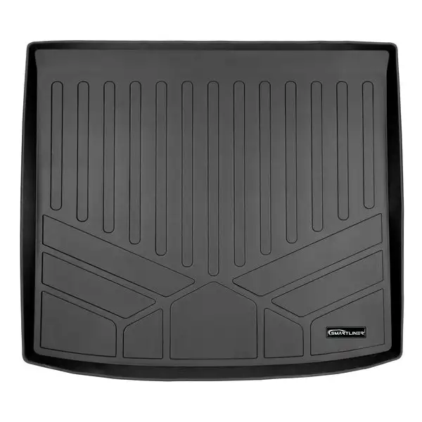 SMARTLINER All Weather Custom Fit Cargo Trunk Liner Floor Mat Behind 2nd Row Black Compatible With 2008-2019 BMW X6 (SD0480)
