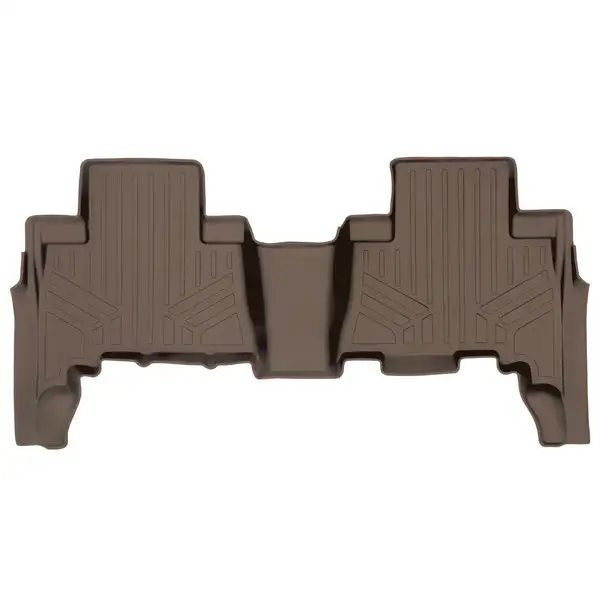 SMARTLINER Custom Fit Floor Mats 2nd Row Liner Tan Compatible With 2010-2022 Toyota 4Runner / 2010-2022 Lexus GX460 (SB1120)