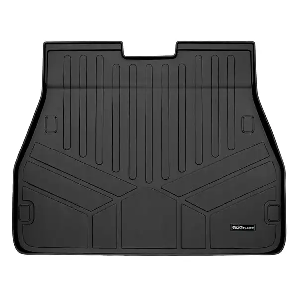 SMARTLINER All Weather Custom Fit Black Cargo Liner Mat Behind the 2nd Row Compatible With 2022-2023 Lexus LX 600 (SD0664)