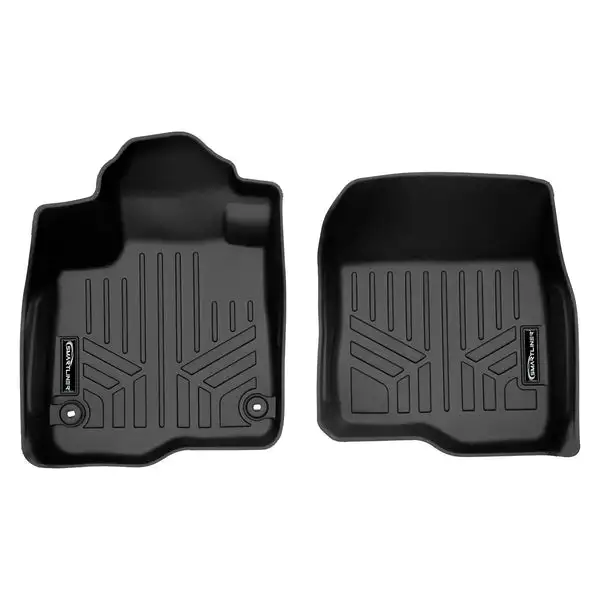 SMARTLINER All Weather Custom Fit Black 1st Row Floor Mat Liner Set Compatible With 2023-2025 Honda CR-V & CR-V Hybrid (SA0665)