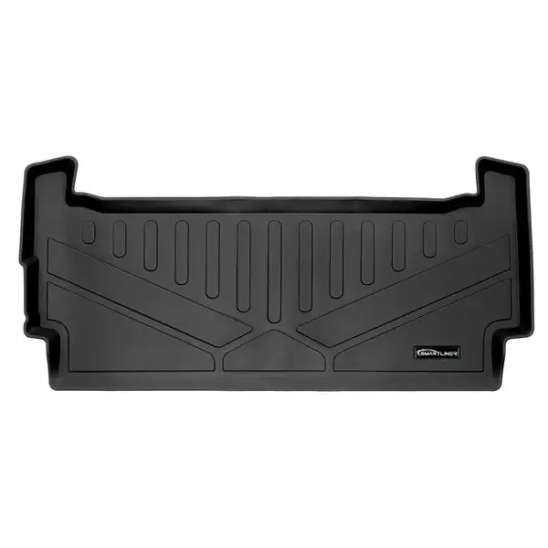 SMARTLINER All Weather Custom Fit Black Cargo Liner Behind the 3rd Row Compatible With 2022-2024 Rivian R1S SUV (SE0698)