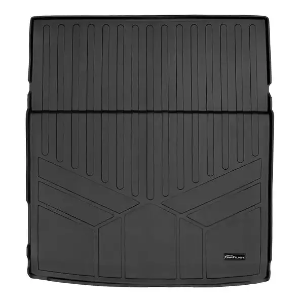 SMARTLINER All Weather Custom Fit Black Cargo Liner Behind the 2nd Row Compatible With 2022-2023 Jeep Grand Wagoneer (SD0580)