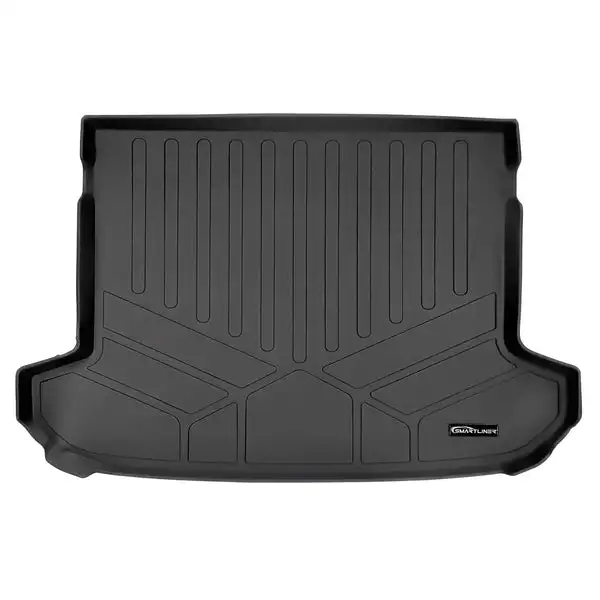 SMARTLINER All Weather Cargo Trunk Liner Floor Mat Black Compatible With 2017-2022 Kia Sportage - Factory Cargo Tray in Upper Position (SD0244)