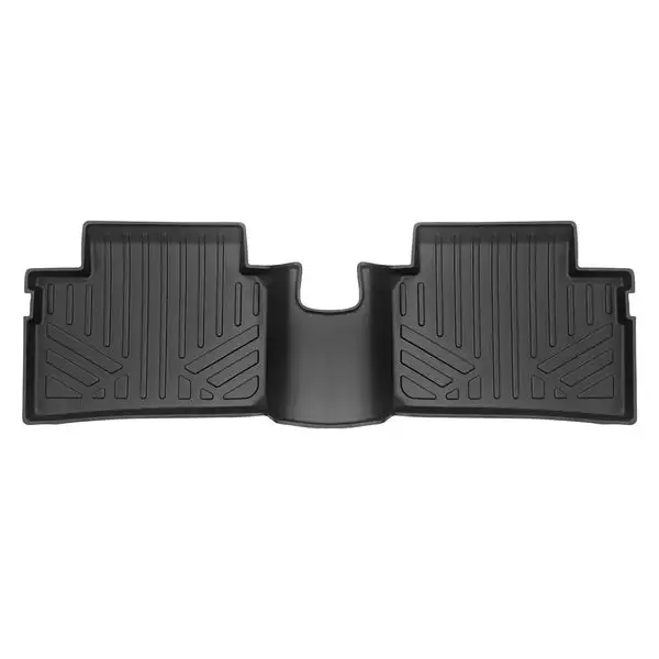 SMARTLINER All Weather Custom Fit Black 2nd Row Floor Mat Liner Set Compatible With 2023-2024 Kia Niro PHEV (SB0706)