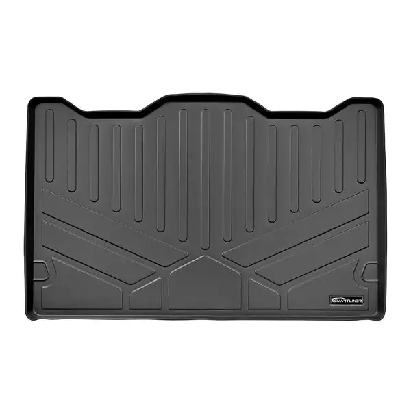 SMARTLINER All Weather Cargo Trunk Liner Floor Mat Behind 3rd Row Black Compatible With 2007-2014 Chevrolet Suburban / GMC Yukon XL (SE0238)