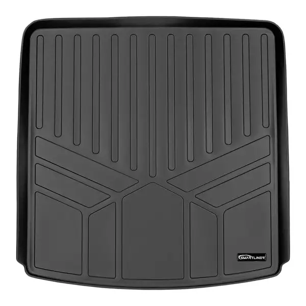 SMARTLINER All Weather Cargo Trunk Liner Floor Mat Behind 2nd Row Seat Black Compatible With 2017-2021 GMC Acadia (SD0230)