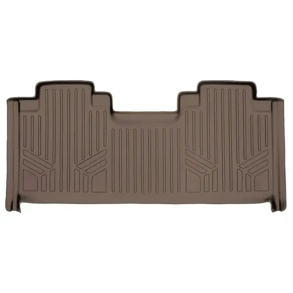 SMARTLINER Custom Fit Floor Mats 2nd Row Liner Tan Compatible With 2015-2022 Ford F-150 SuperCab with 1st Row Bucket Seats (SB1172)