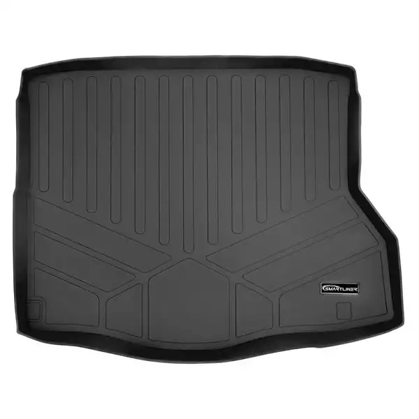 SMARTLINER All Weather Custom Fit Cargo Trunk Liner Floor Mat Black Compatible With 2014-2020 Mercedes Benz CLA Class (SD0255)