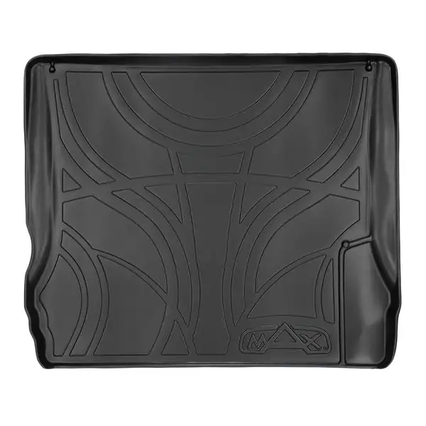 SMARTLINER All Weather Custom Fit Cargo Trunk Liner Floor Mat Black Compatible With 2007-2010 Jeep Wrangler Unlimited (SD0073)