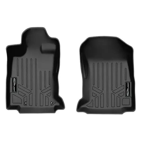 SMARTLINER All Weather Custom Fit Floor Mats 1st Row Liner Set Black Compatible With 2020-2021 Subaru Outback/ Legacy (SA0490)