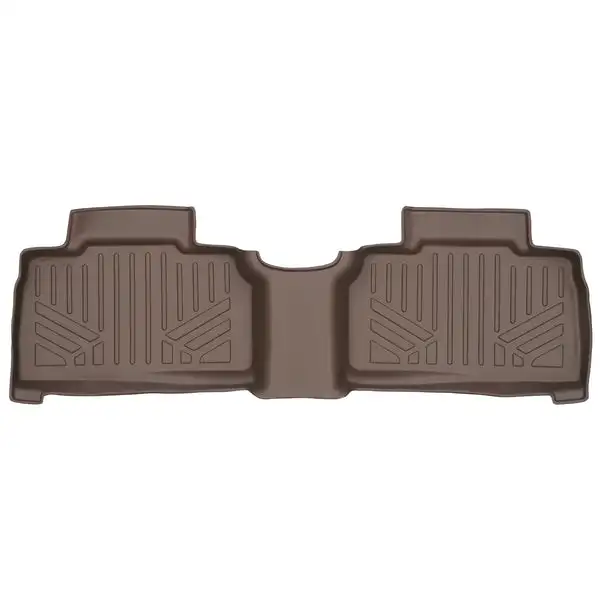 SMARTLINER All Weather Custom Fit 2nd Row Tan Floor Mat Liners Compatible With 2020-2023 Ford Explorer (SB1423)