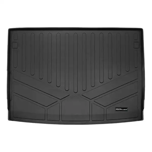 SMARTLINER All Weather Custom Fit Black Cargo Liner Behind the 3rd Row Compatible With 2023-2024 Jeep Grand Wagoneer L (SE0708)